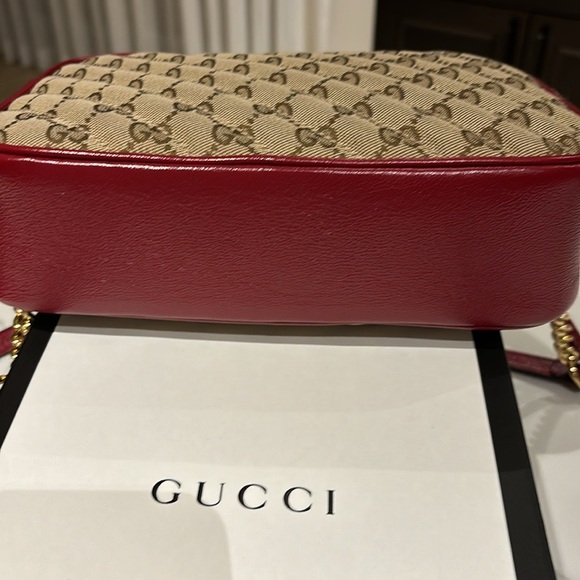 ☘️SOLD☘️ GUCCI Marmont Canvas Bag - Picture 6 of 6